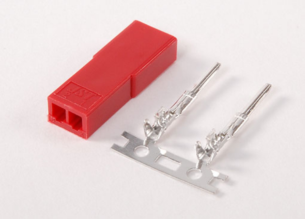 Picture of 5 Pack JST Male 2 pin connector set 1