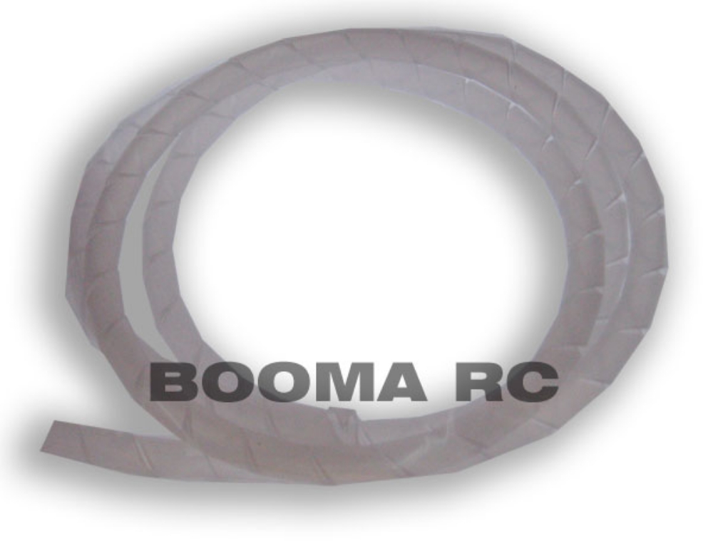 Picture of 5 meters (15 feet)  of 1/4 CLEAR Spiral Wrap