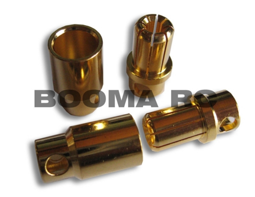 Picture of 8MM Gold bullet Connector (1 pair)