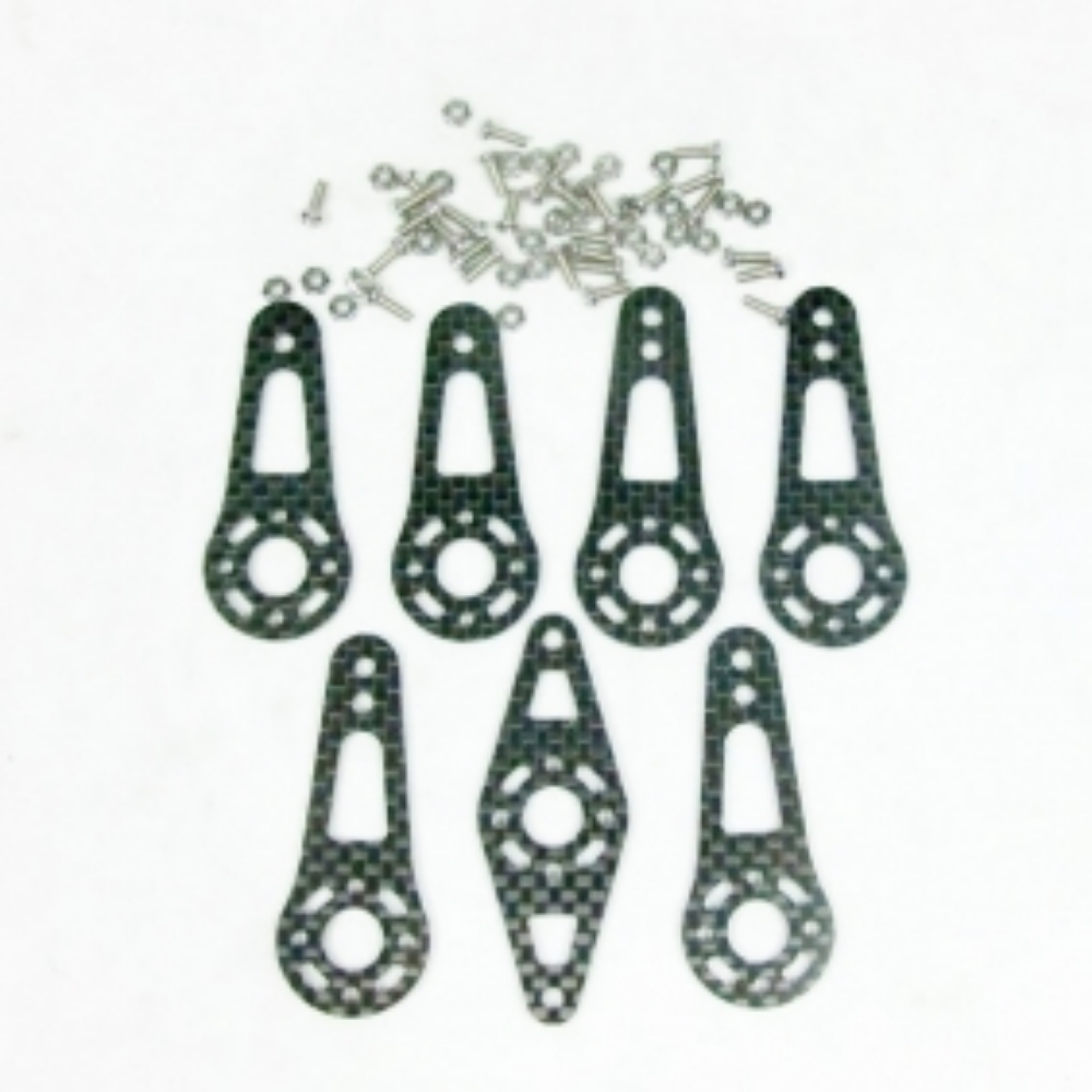Picture of 100CC Carbon Fibre 7 Servo Arm Set