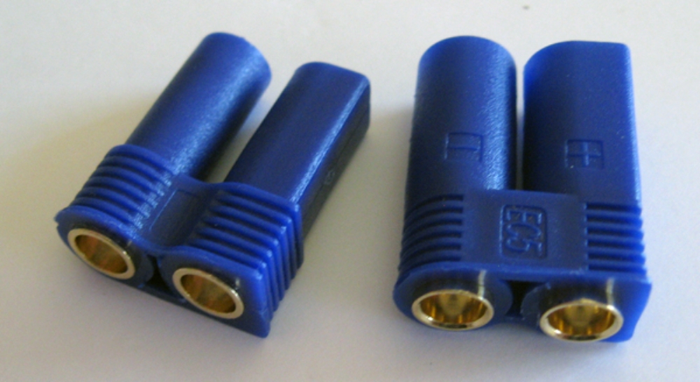 Picture of 5 pack EC3 gold plated 3mm connector