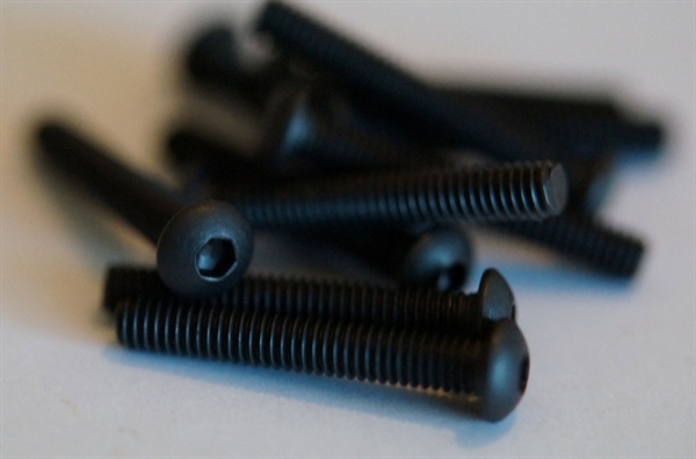 Picture of 10 x 2.5mm x 16mm Button Head Threads