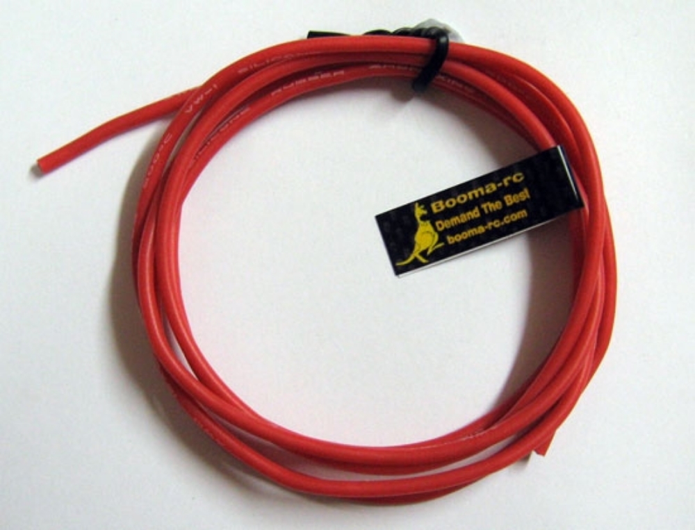 Picture of 20AWG Silicon Wire Red per meter