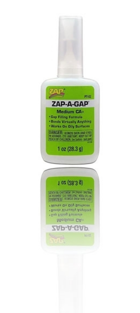 Picture of 1 oz ZAP-A-GAP CA  (Green Label) Medium Viscosity