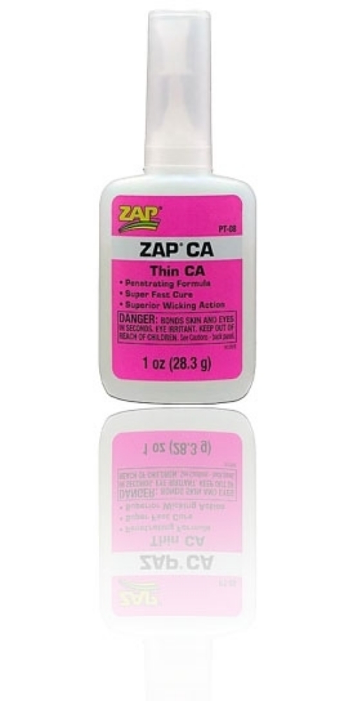 Picture of 1 oz ZAP CA (Pink Label) Thin Viscosity