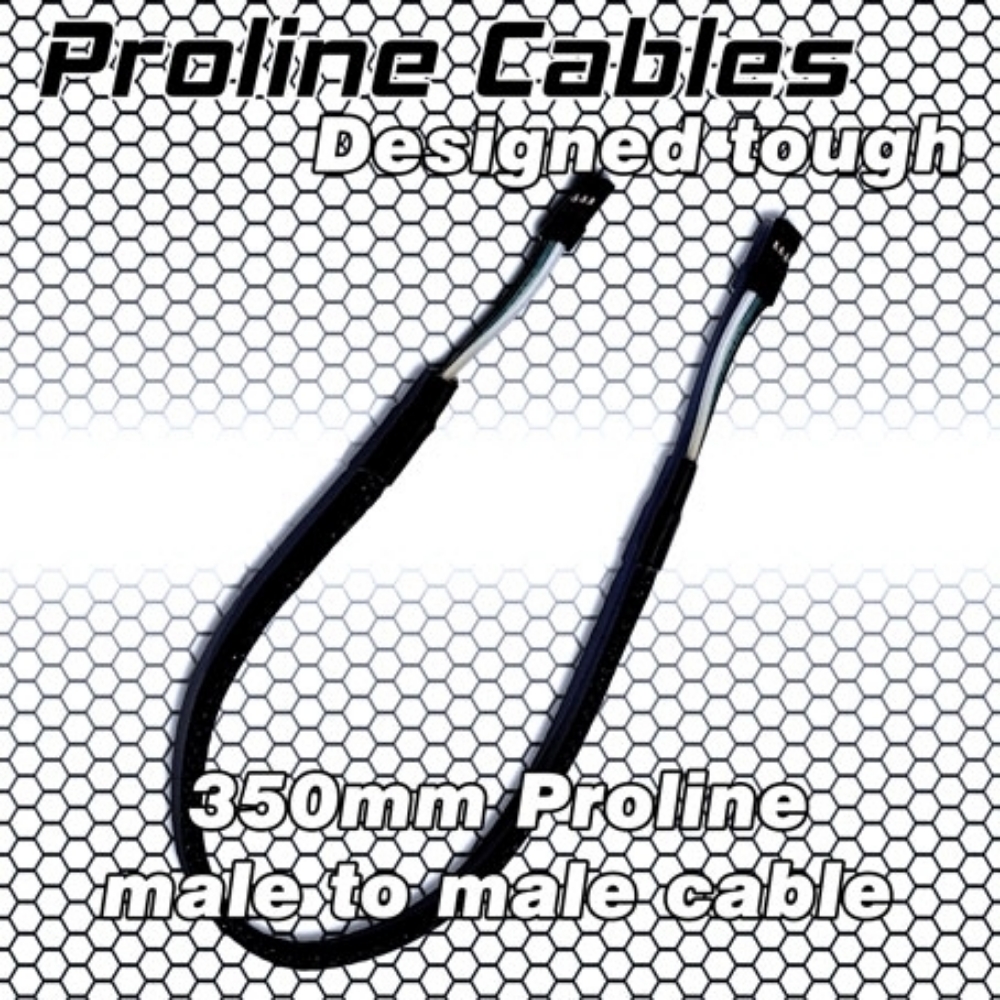 350mm Proline male to male cables	